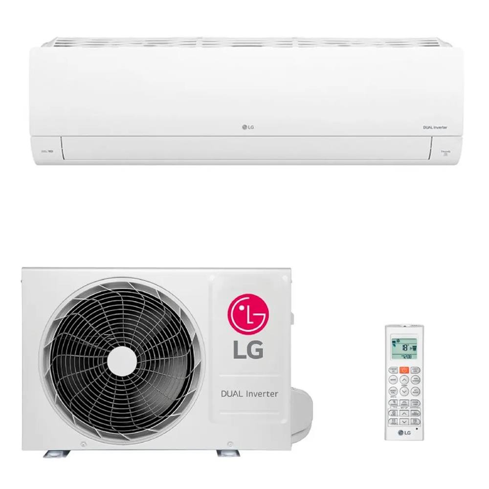 Ar Condicionado Split Hi Wall Inverter LG Dual Compact +IA R-32 18000 BTUs Frio 220V - S3NQ18KLQAL