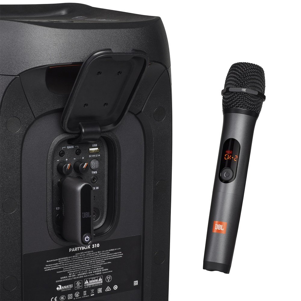 Microfone Sem Fio Jbl, Duplo, Preto, Jblwirelessmicbr2, Harman Jbl