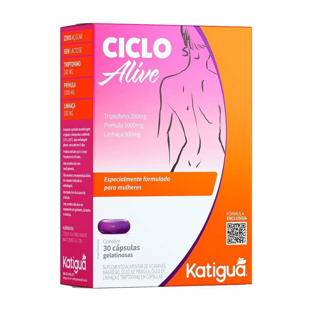 Ciclo Alive Suplemento Feminino 30cps Katigua