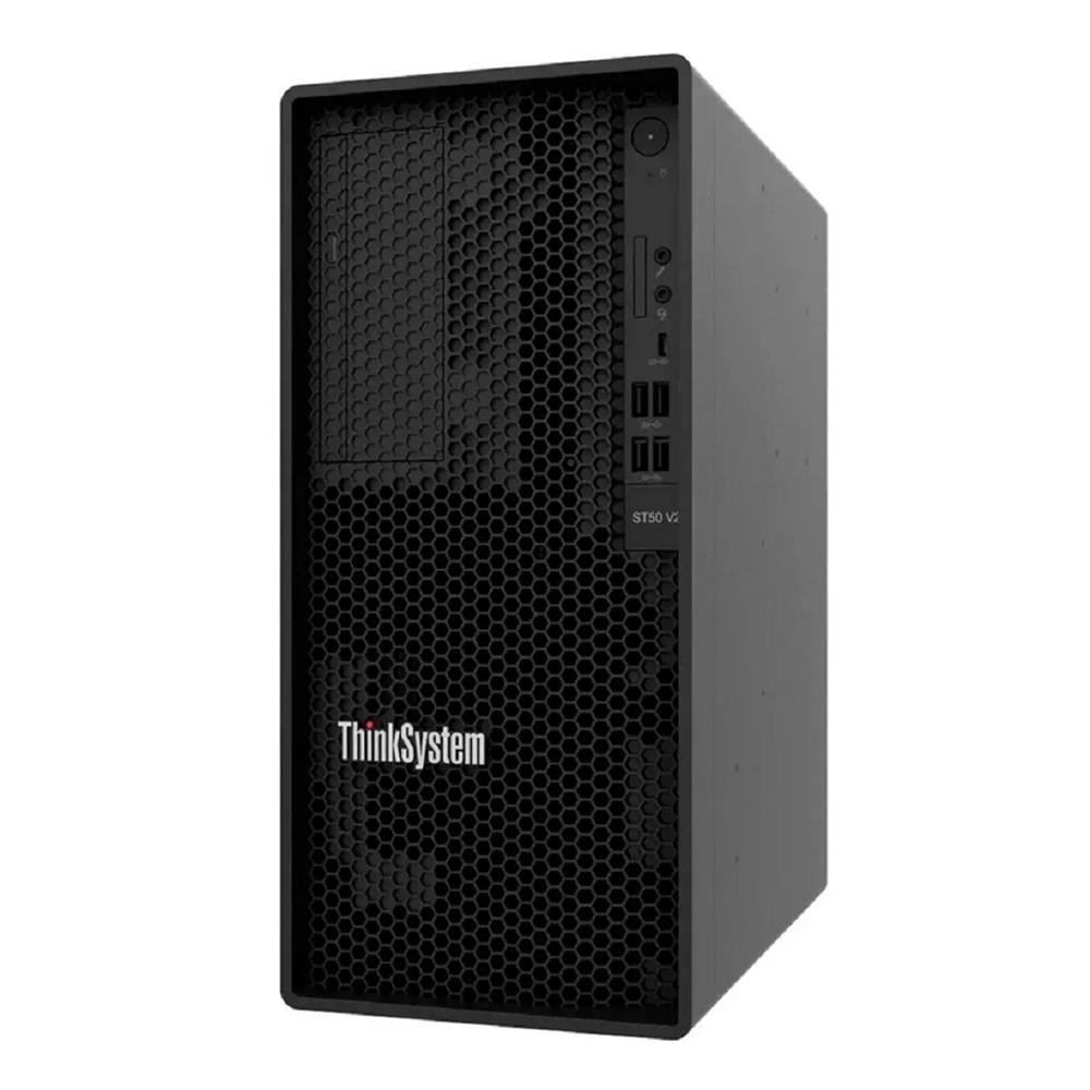 Servidor Lenovo St50 V2, Intel Xeon E-2324G, 16Gb Ddr4, Hd 2Tb, Preto