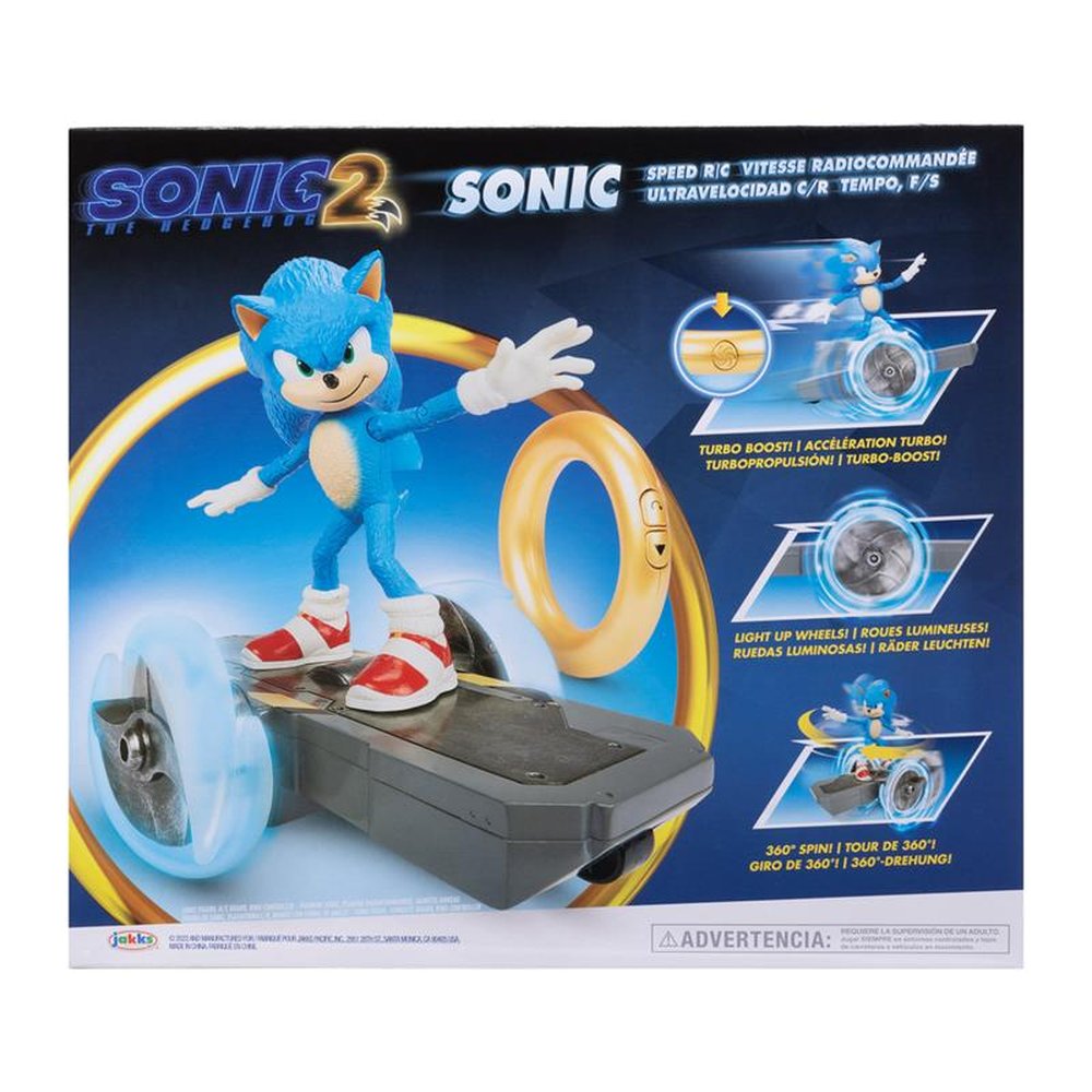 Veiculo Sonic 2 Movie Speed Radio Control