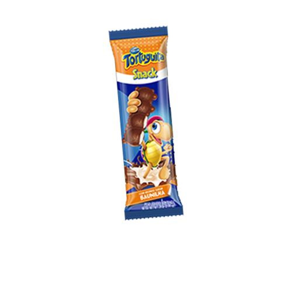 Chocolate Tortuguita Snack Baunilha Display Com 24 Unidades De 28G Arcor