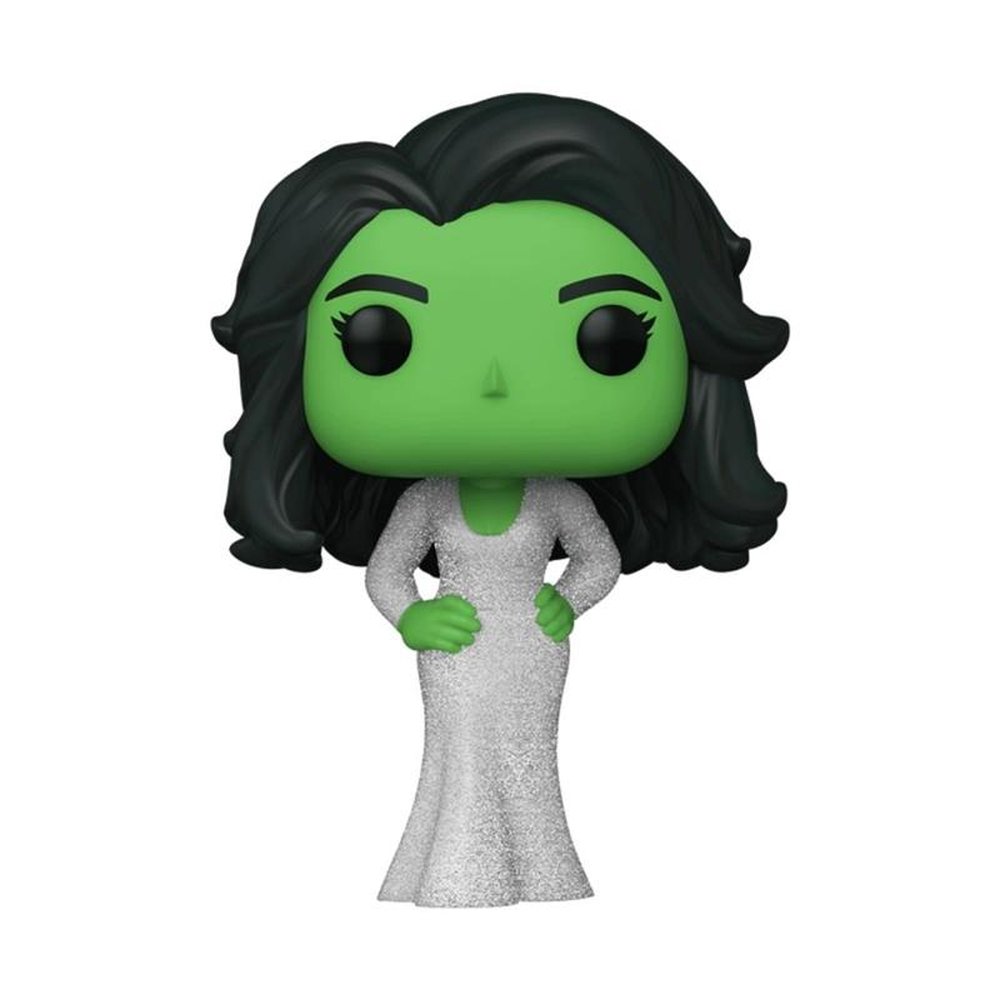 Boneco Funko Heroes She Hulk com vestido de baile