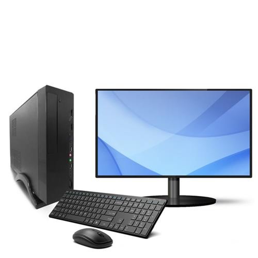 Computador com Monitor 18 polegadas Processador Intel i3 8GB HD 500 Linux Teclado e mouse