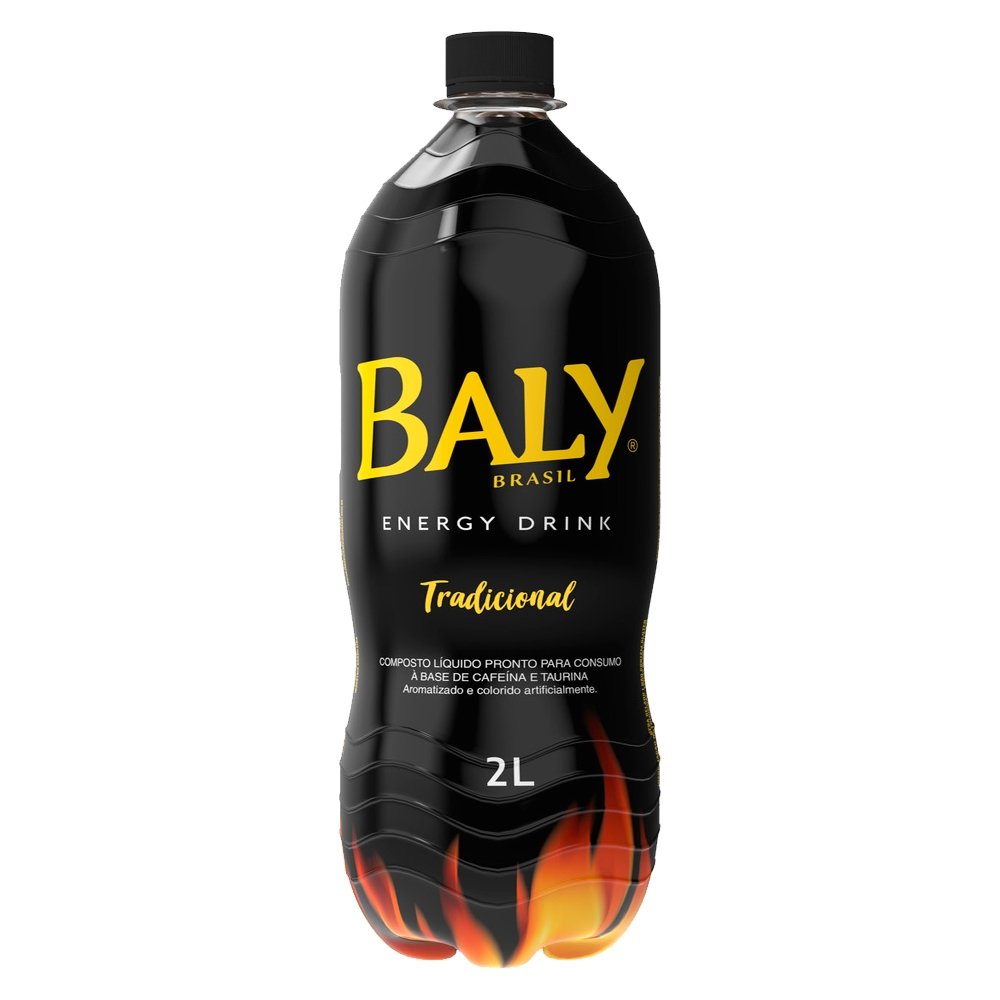 Energético Baly Tradicional 2 Litros - Embalagem com 6 Unidades