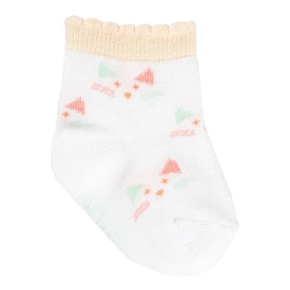 Kit Meia Colorida C/3 Pares Tag 00-15 Feminino Pimpolho Pack Com 06 Kits