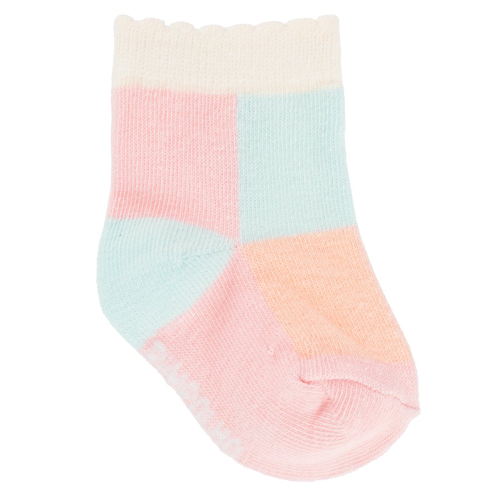 Kit Meia Colorida C/3 Pares Tag 00-15 Feminino Pimpolho Pack Com 06 Kits