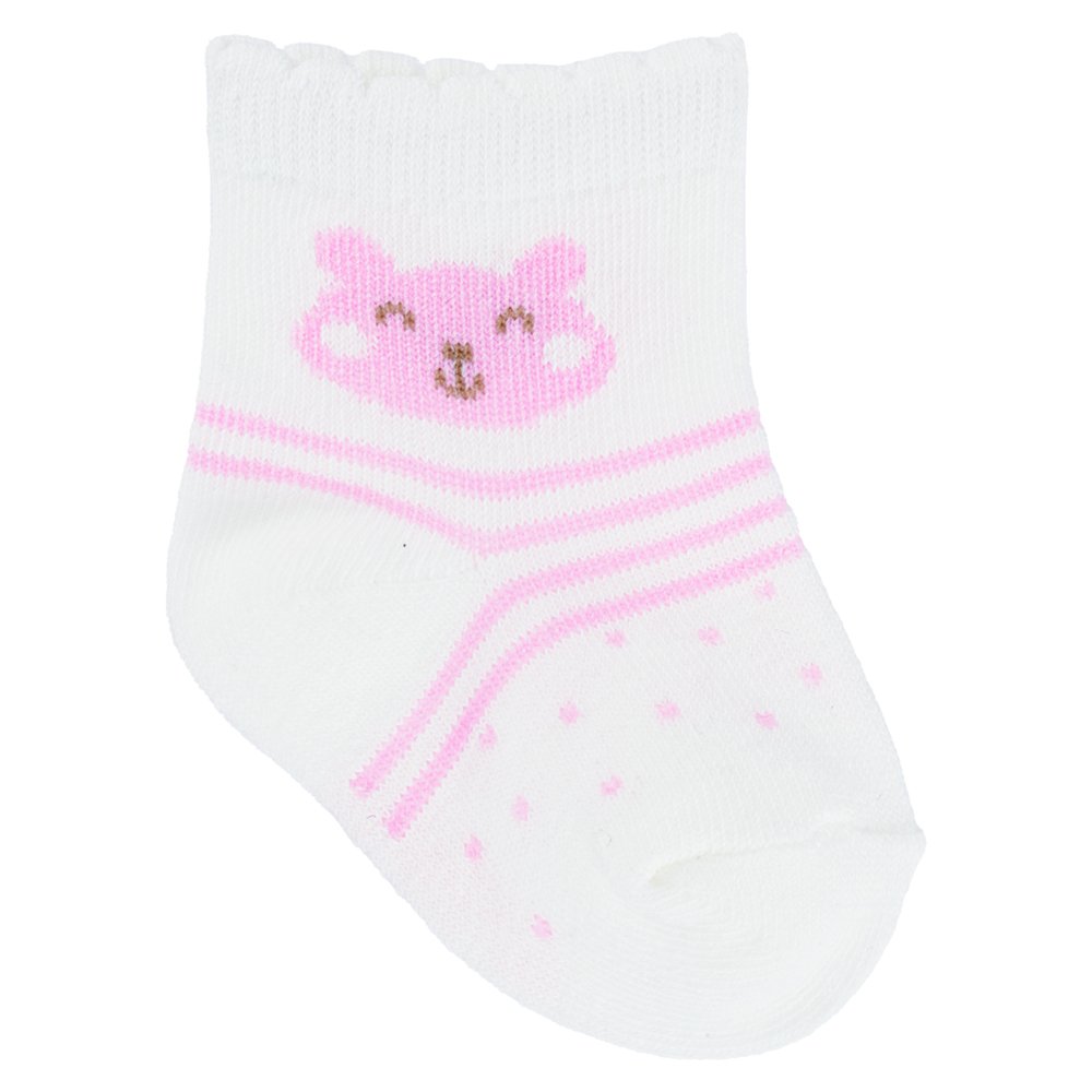 Kit Meia Colorida C/3 Pares Tag 00-15 Feminino Pimpolho Pack Com 06 Kits