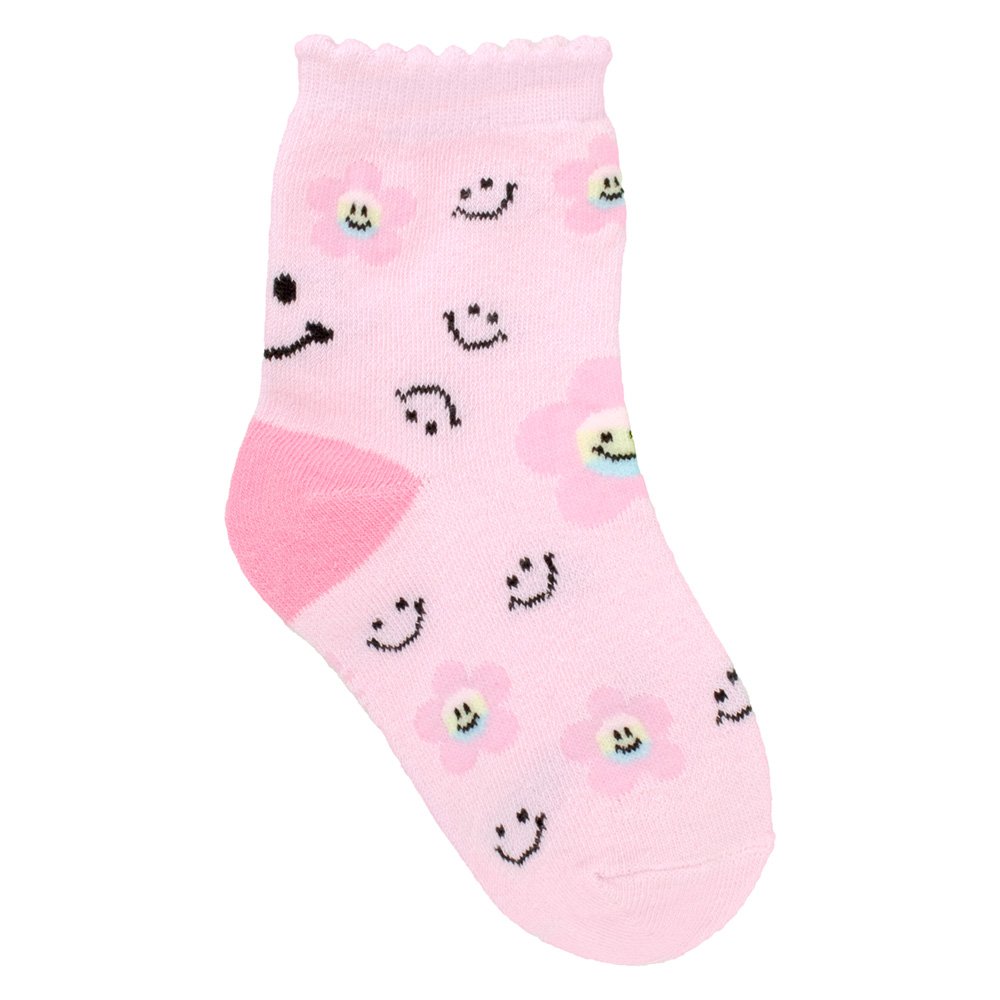 Kit Meia Colorida C/3 Pares Tag 26-30 Feminino Pimpolho Pack Com 06 Kits