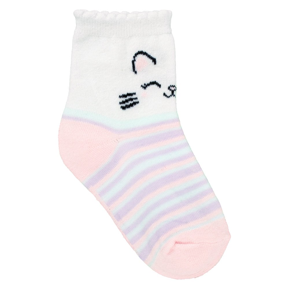 Kit Meia Colorida C/3 Pares Tag 26-30 Feminino Pimpolho Pack Com 06 Kits