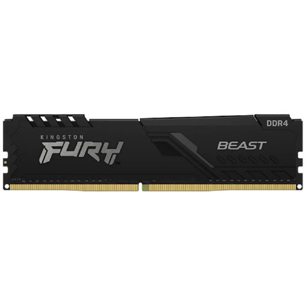 Memoria 32gb Ddr4 3200mhz, Kingston Fury Beast Black Para Desktop/Gamers, Kf432c16bb/32