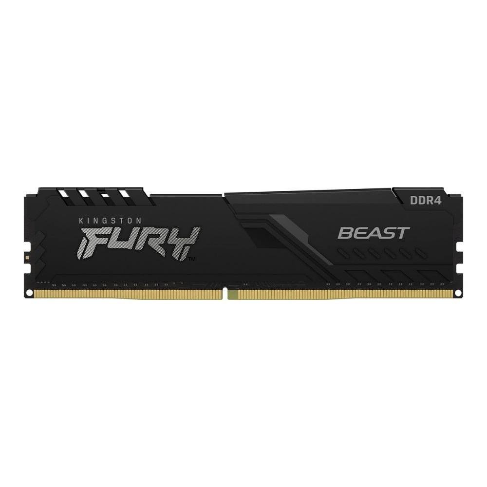 Memoria 32Gb Ddr4 3200Mhz, Kingston Fury Beast Black Para Desktop/Gamers, Kf432c16bb/32