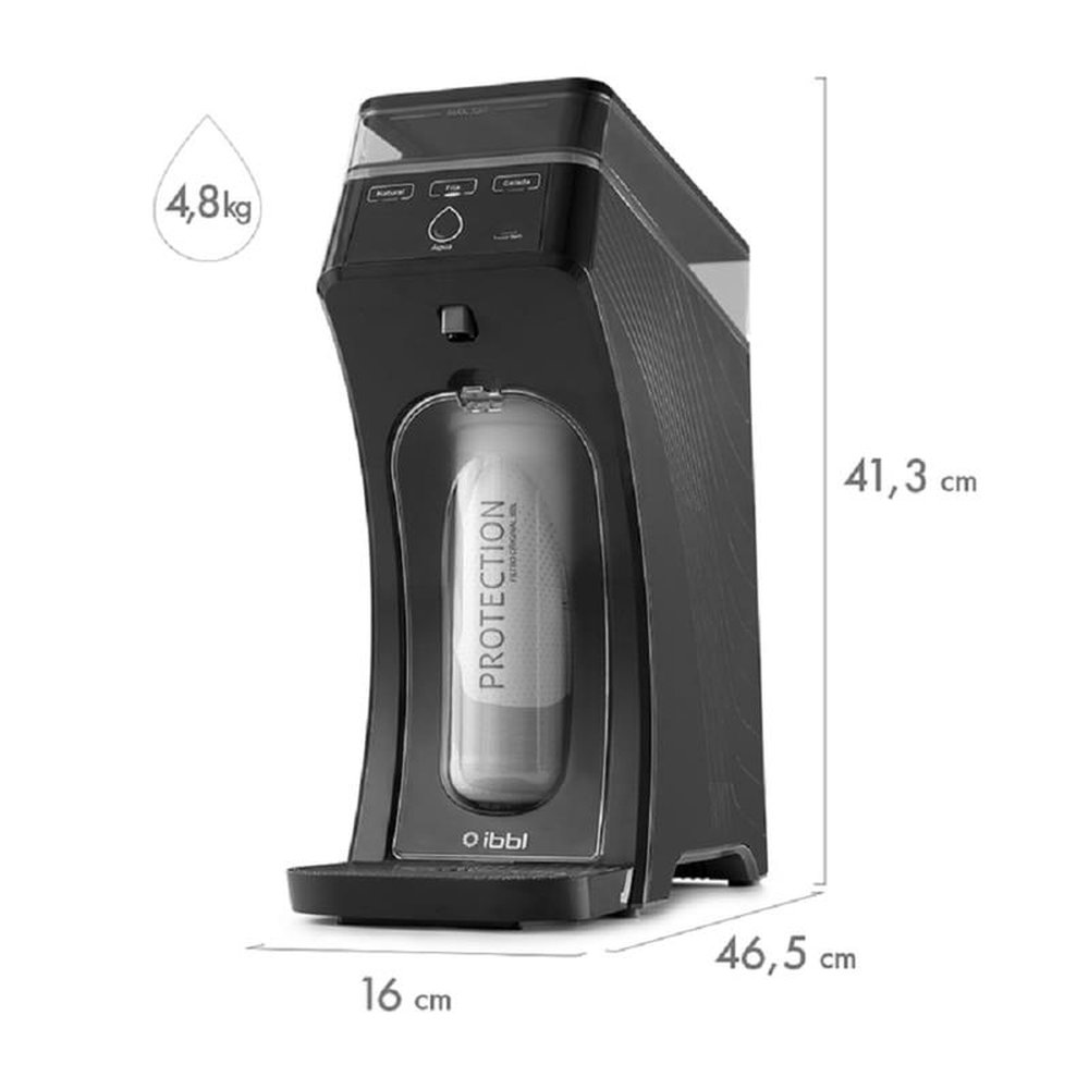 Purificador de Água IBBL E-Due Equilibrium Freedom Grafite A07063001 ¿ Bivolt
