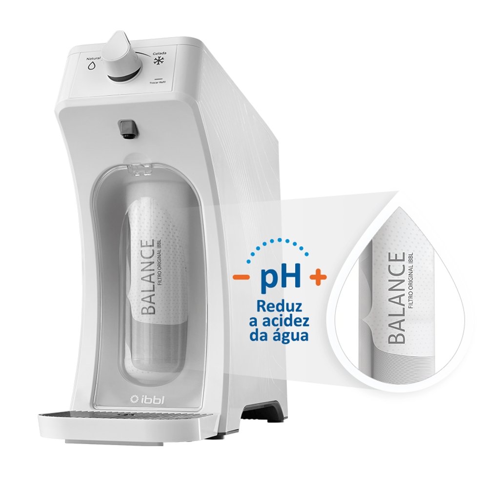 Purificador de Água IBBL E-DUE Equilibrium - Branco, Bivolt