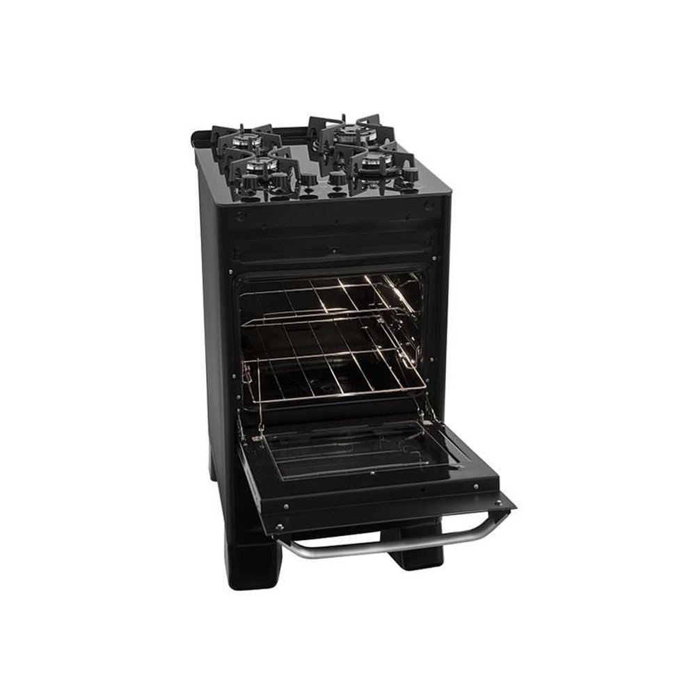Fogão de Piso Suggar 4 Bocas Mesa de Vidro Best Grill Preto ¿ 220 Volts