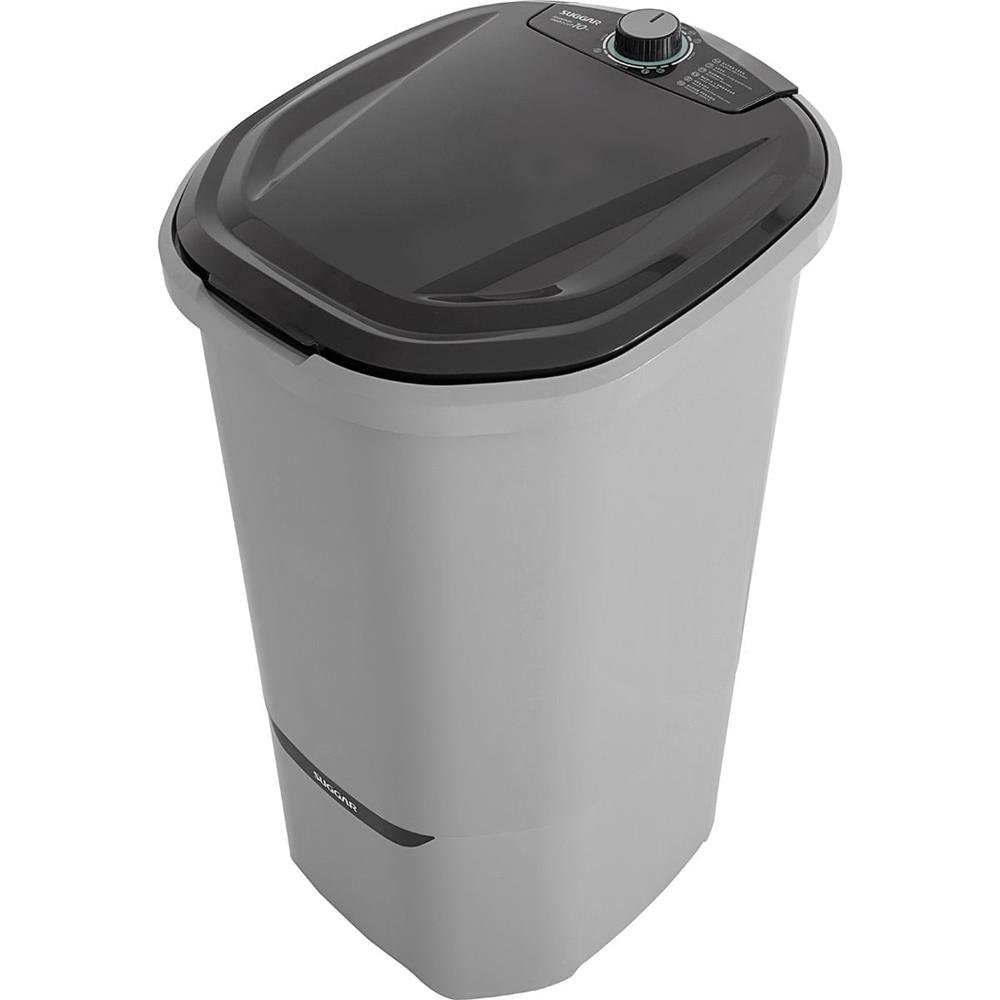 Lavadora de Roupas Suggar 10Kg Lavamax Neo Eco Prata LE1011PR ¿ 127 Volts