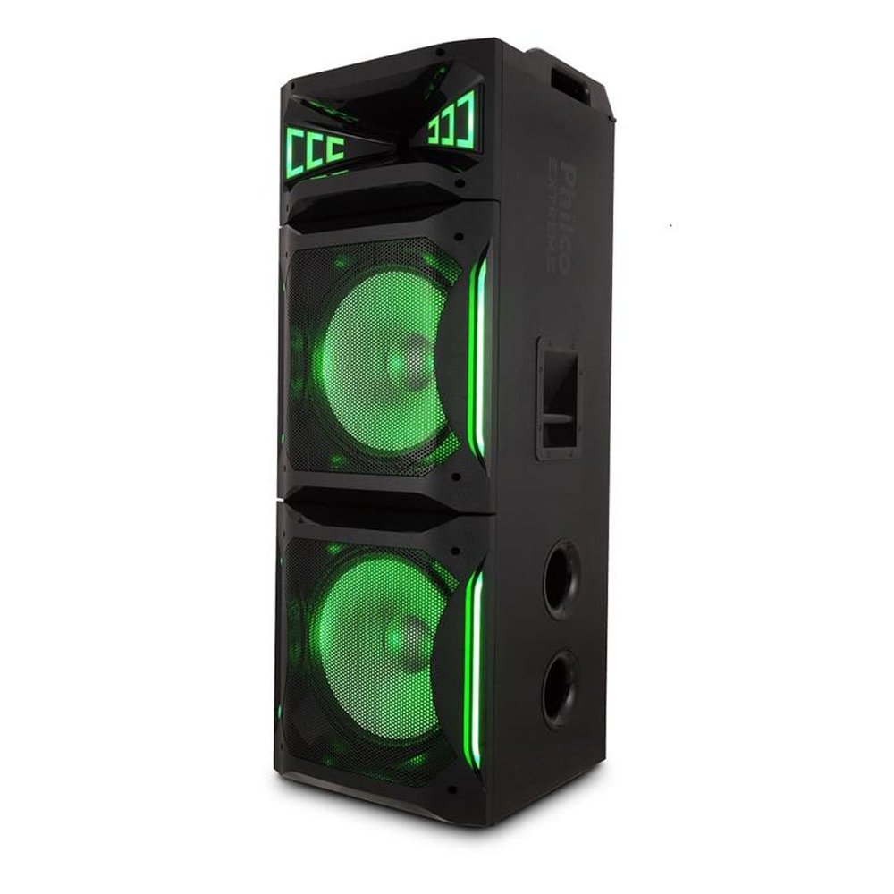 Caixa Acústica Philco Flash Lights Preta PCX30000 ¿ Bivolt