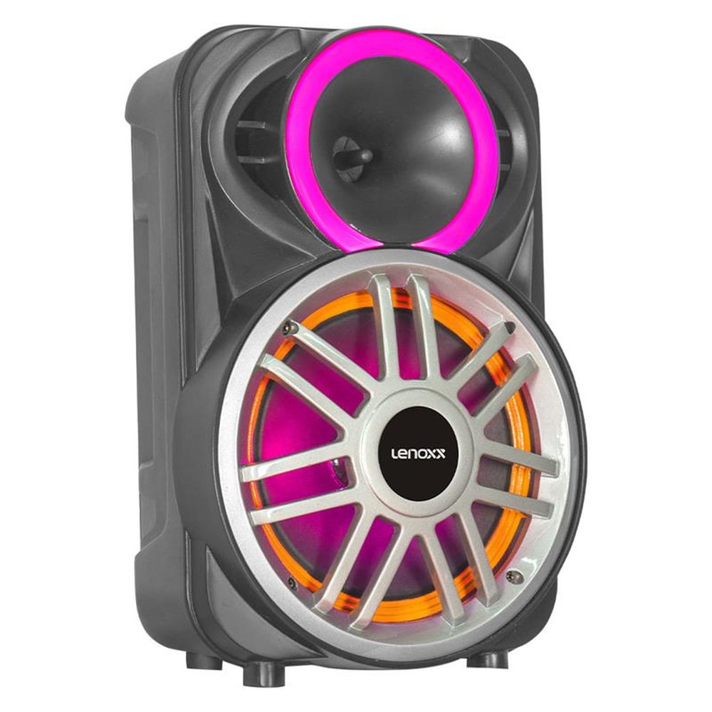 Caixa de Som Lenoxx Amplificada Preta LCA8 ¿ Bivolt