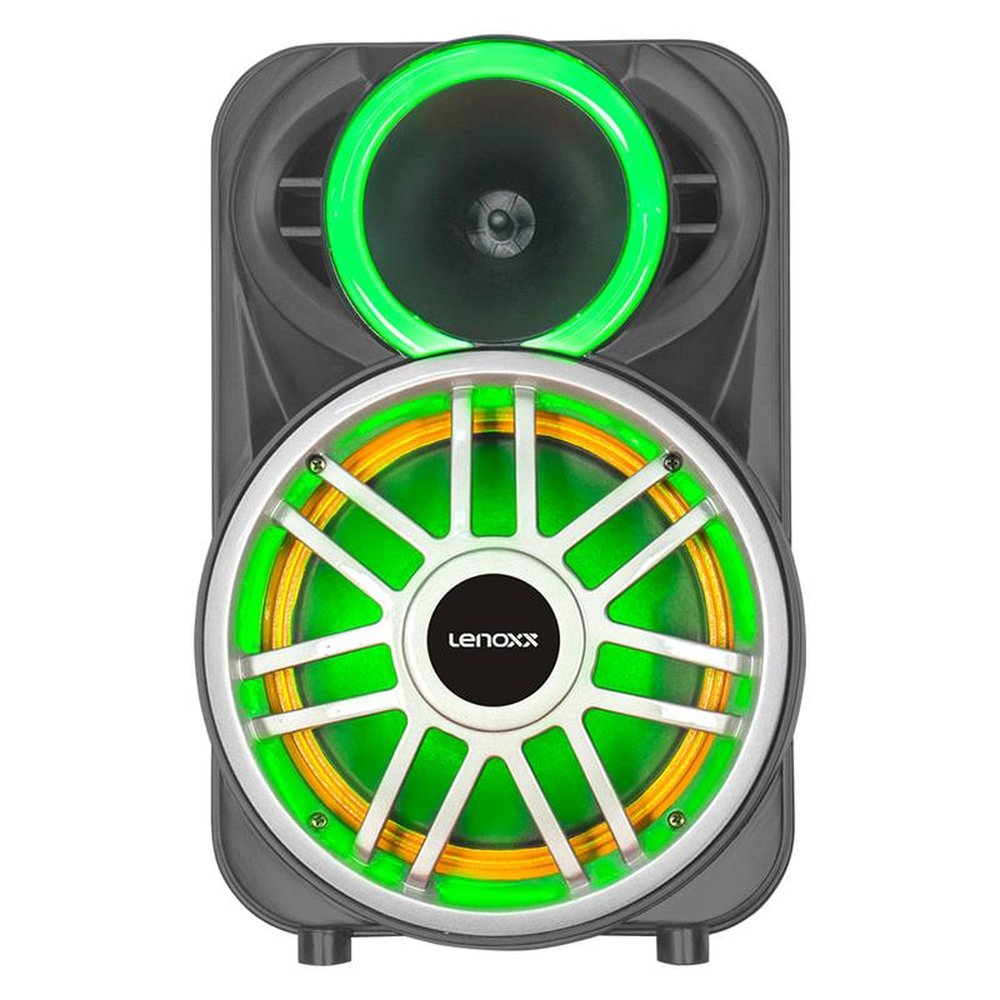 Caixa de Som Lenoxx Amplificada Preta LCA8 ¿ Bivolt