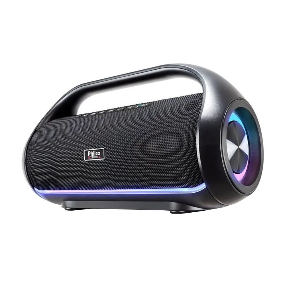 Caixa De Som Philco Speaker Extreme PBS220BT - Bluetooth, USB, Bateria, Preto, 220W