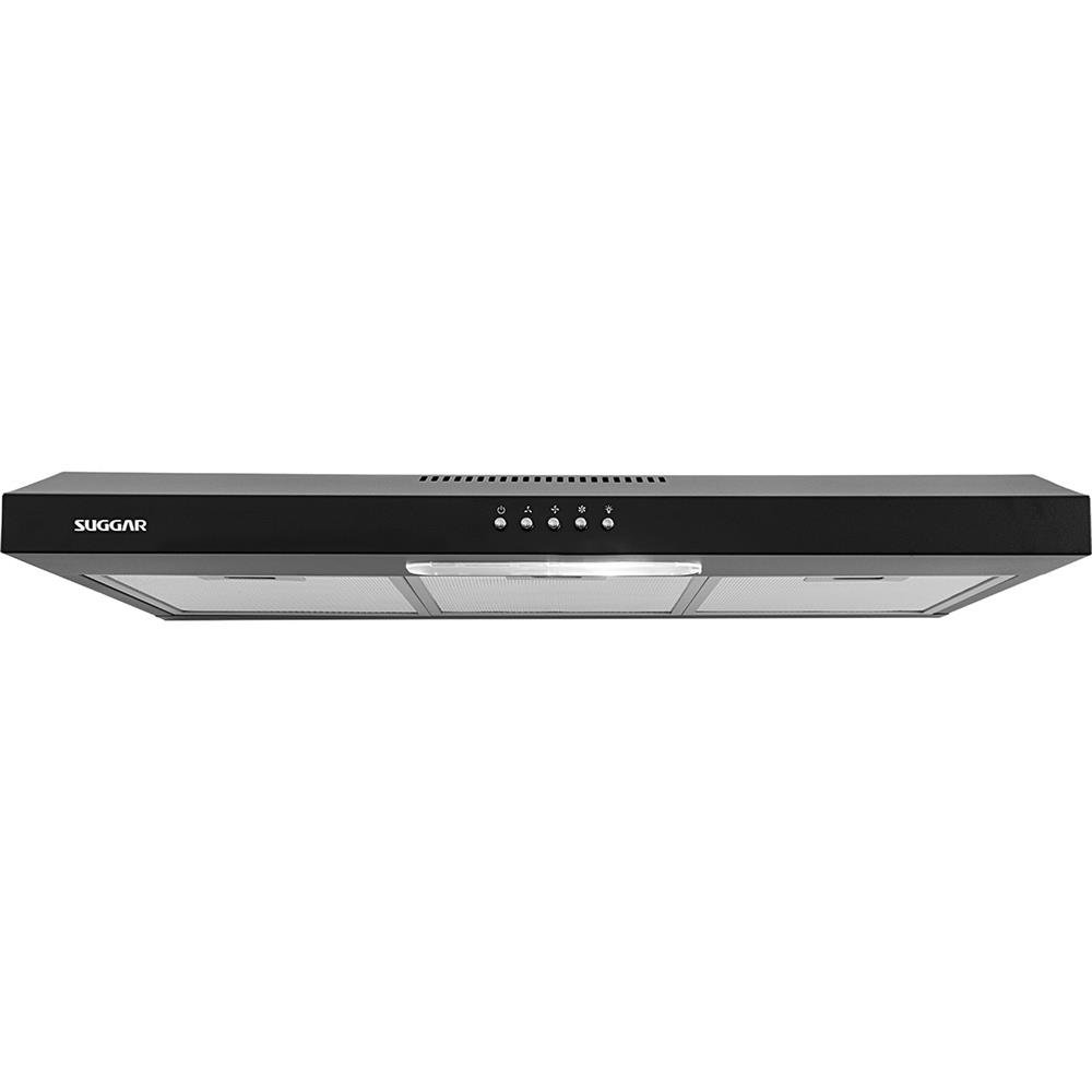 Depurador Slim Suggar Dps182pt 80cm 3 Velocidades Preto 220v