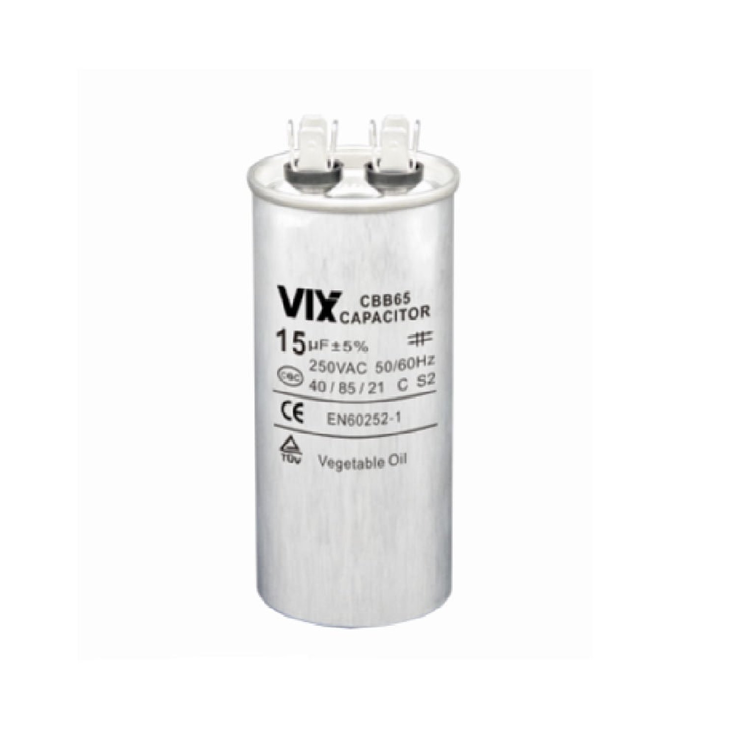 Capacitor Permanente Vix 15Mf - 250 Volts
