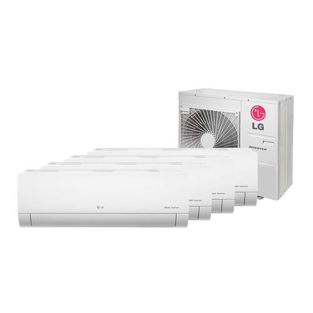 Ar Condicionado Multi Split Inverter LG 1x7.000 e 3x18.000 BTU/h Quente e Frio Monofásico A5UW48GFA1.AWGZBRZ ¿ 220 Volts