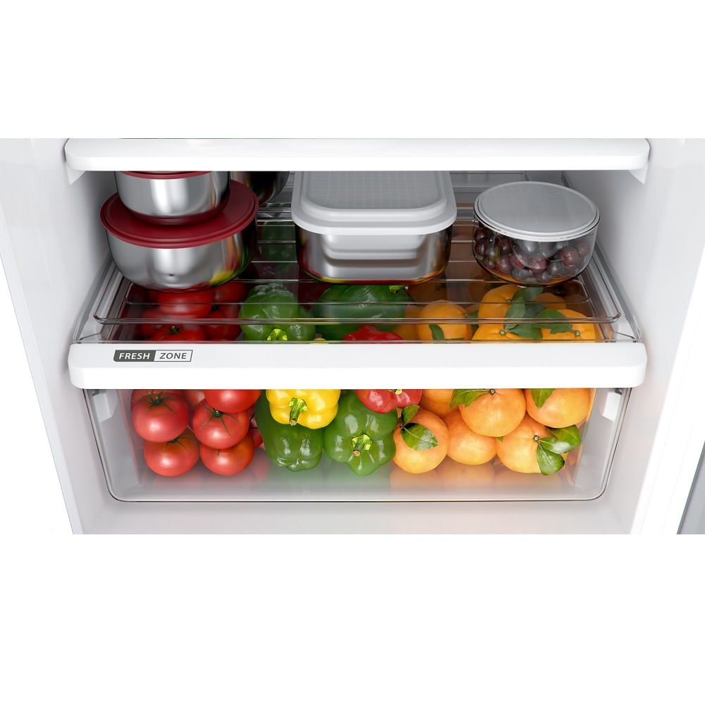 Refrigerador Brastemp 400 Litros Frost Free Duplex com Freeze Control Inox BRM54JK - 127 Volts