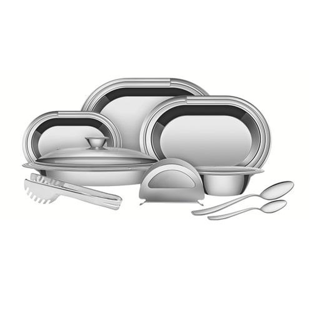 Kit para Servir Tramontina 10 Peças Ciclo em Aço Inox