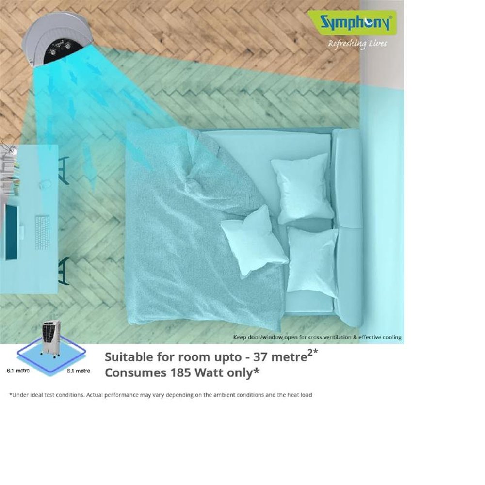 Climatizador de Ar Symphony 80 Litros Whinter 80XL Cinza - 127 Volts