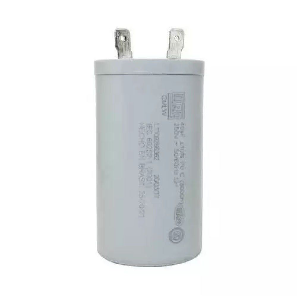 Capacitor Lavadora Electrolux 40UF ¿ 250 Volts