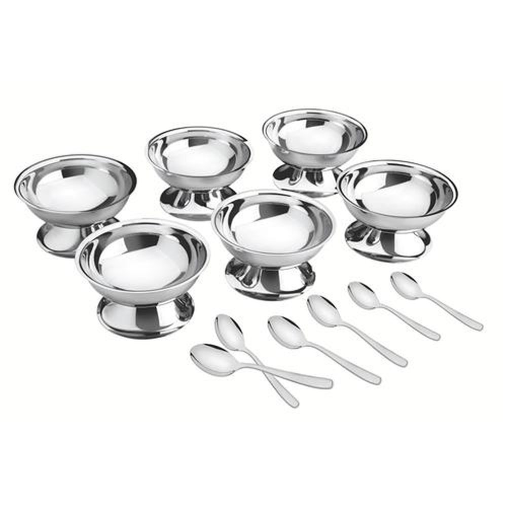 Kit Sobremesa Tramontina 12 Peças Service em Aço Inox