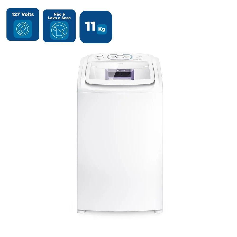 Lavadora de Roupas Electrolux 11Kg Essencial Care Branca LES11 ¿ 127 Volts