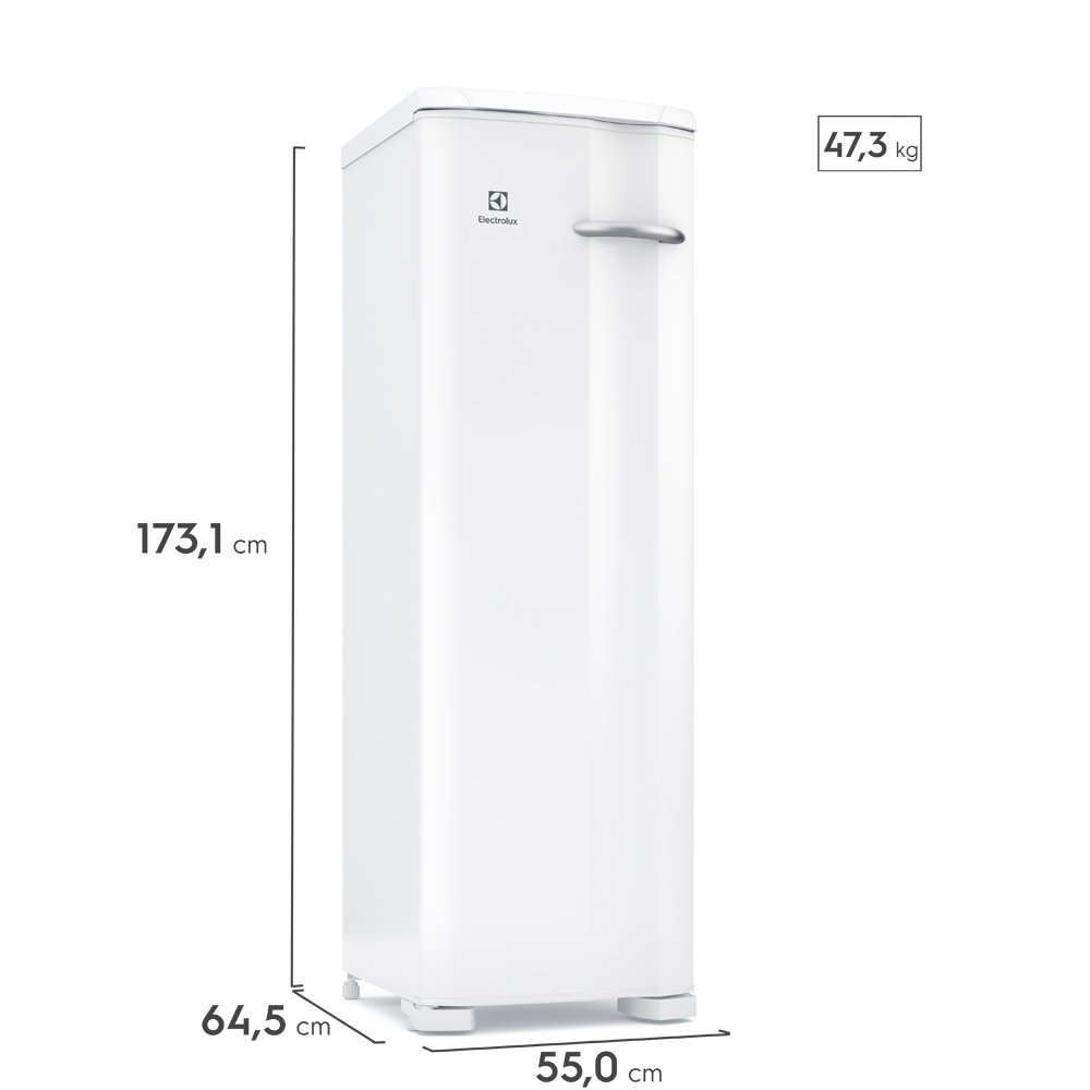Freezer Vertical Electrolux 234 Litros Branco FE27 - 127V