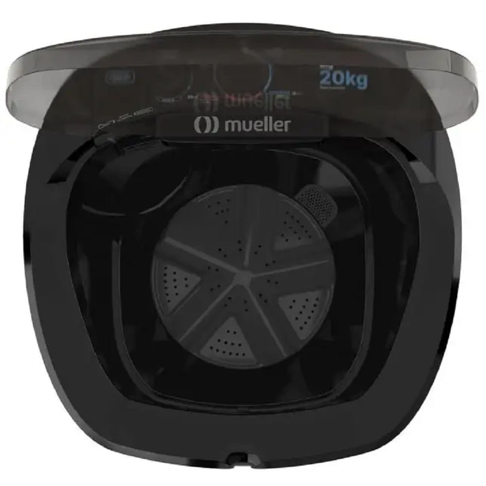 Lavadora De Roupas Mueller BIG 20 Kg Semiautomática Preta - 220 Volts