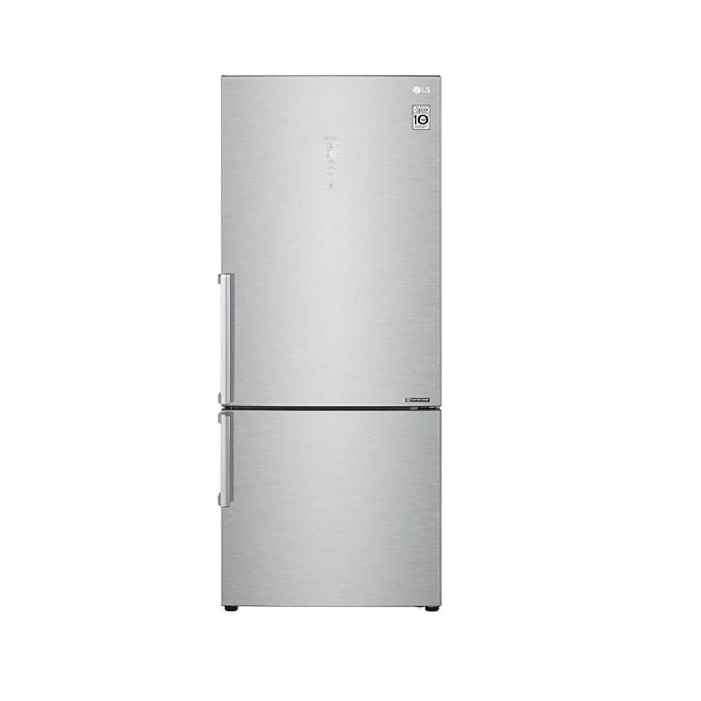 Refrigerador Smart LG 451 Litros Bottom Freezer Inverter Aço Escovado GC-B659BSB1.ANSGSBS ¿ 220 Volts