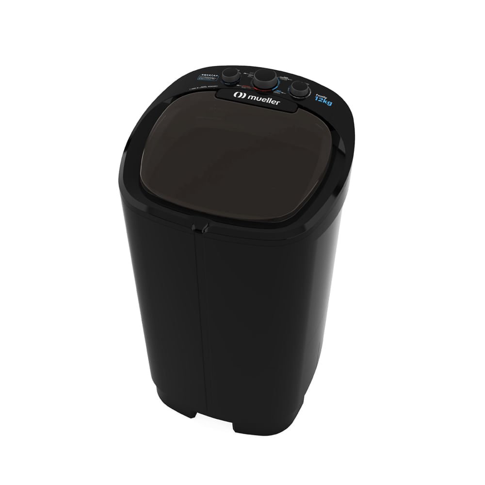 Lavadora De Roupas Mueller 12kg Family Aquatec Preta ¿ 220 Volts