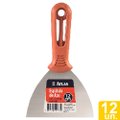 Espátula Aço Carbono Atlas 175/12 12cm - Embalagem com 12 Unidades