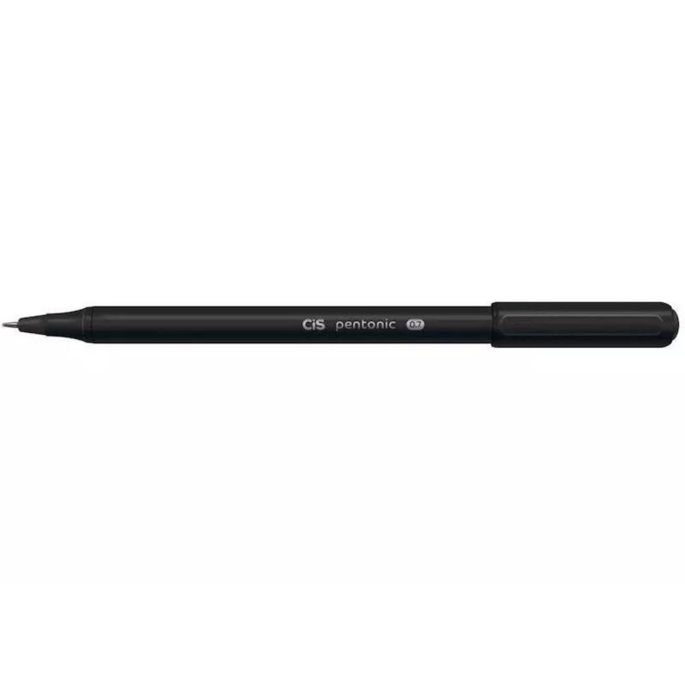 Caneta Esferografica Preta Cis Pentonic 0.7mm Caixa Com 12-unidades