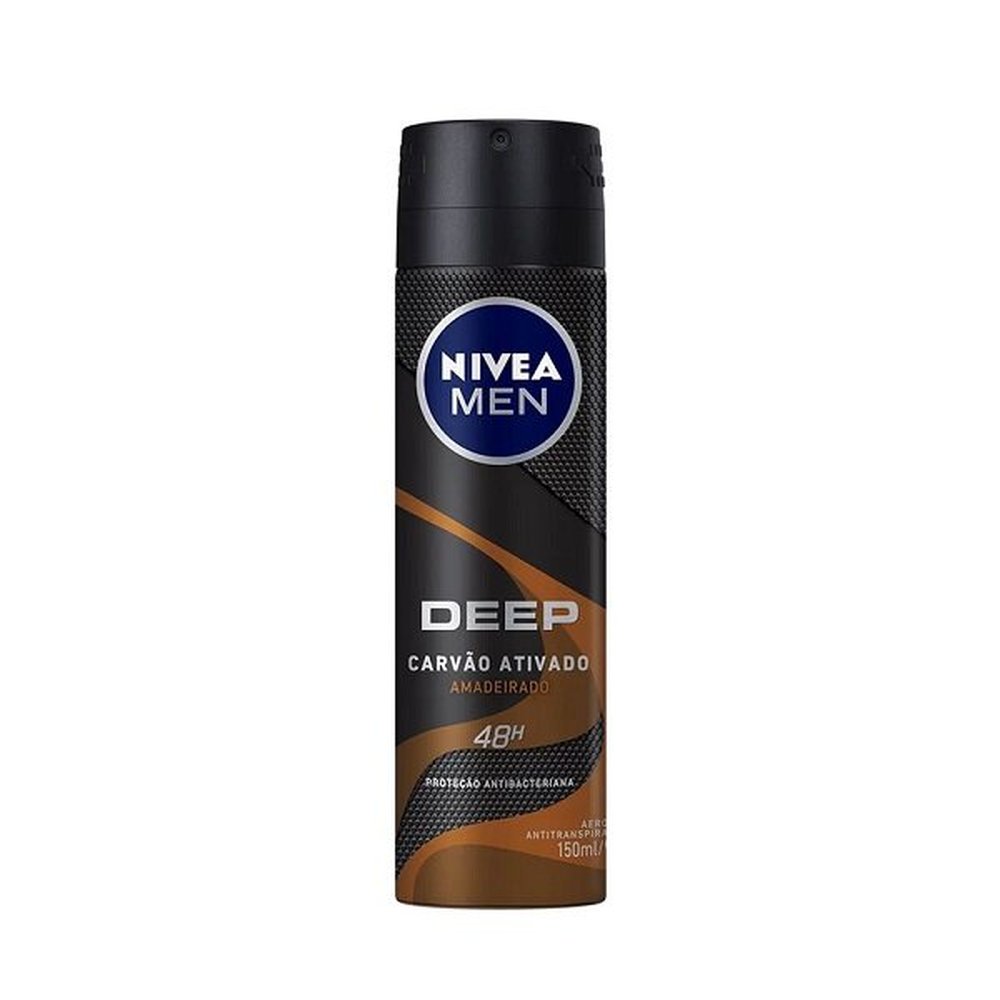 Desodorante Aero Deep Amadeirado Nivea Masculino 150ML-Unidade/1.