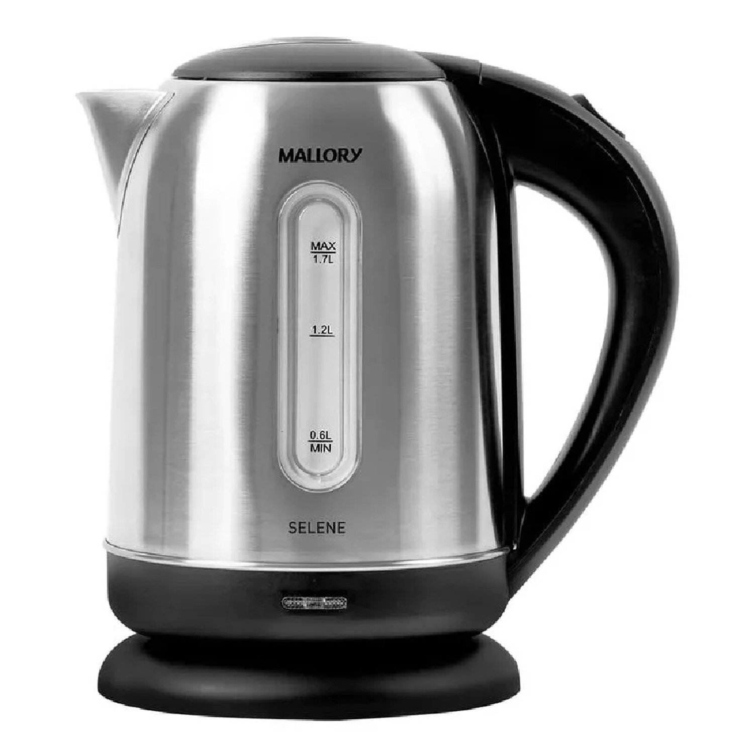 Chaleira Mallory 1,7 Litros Selene Inox - 220 Volts
