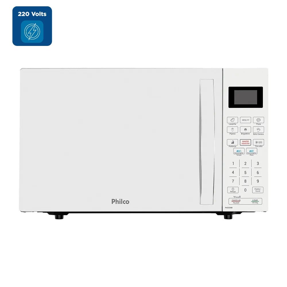Micro-ondas Philco 28 Litros Branco PMO28BB ¿ 220 Volts