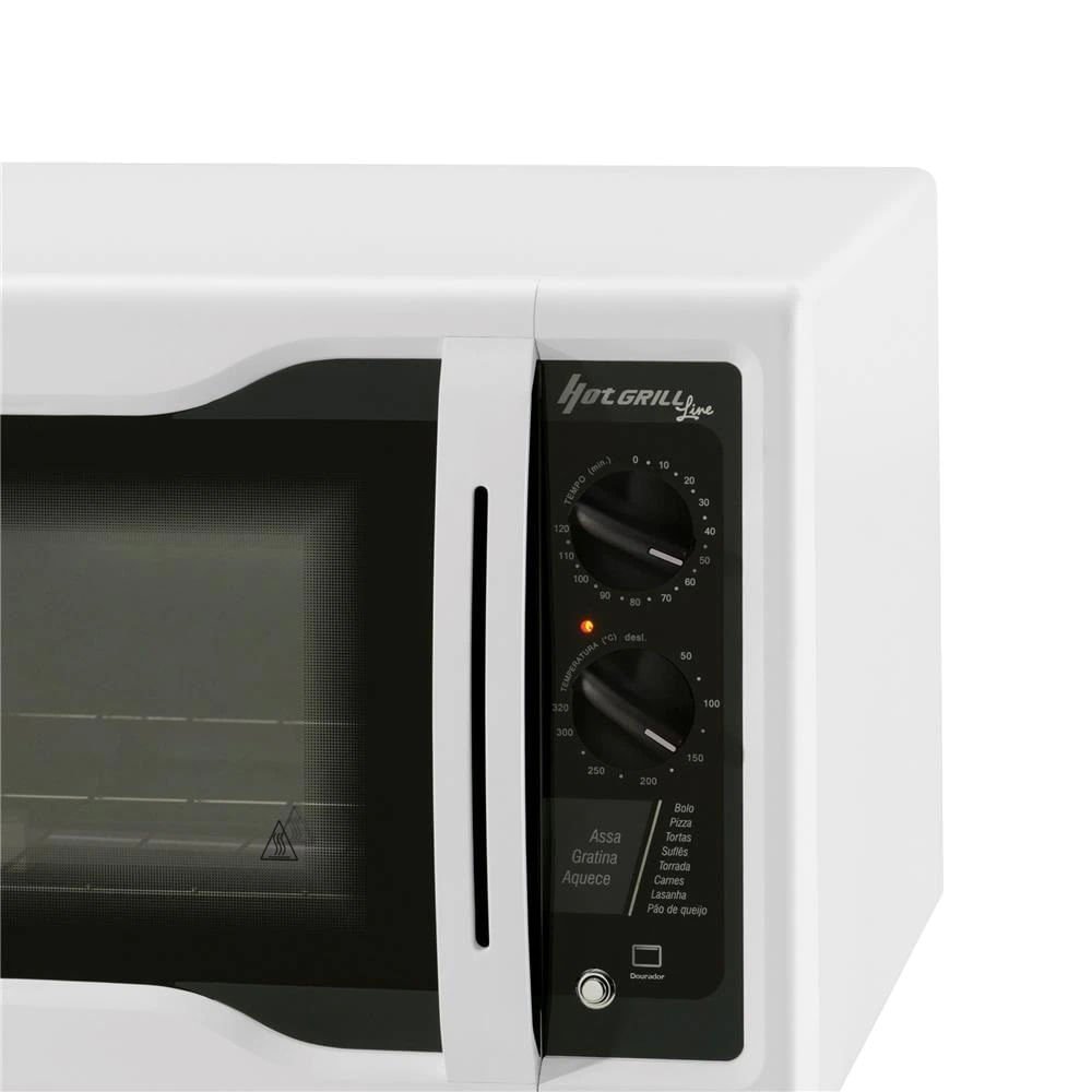 Forno Elétrico Fischer 44 Litros Hot Grill Line Branco - 127 Volts