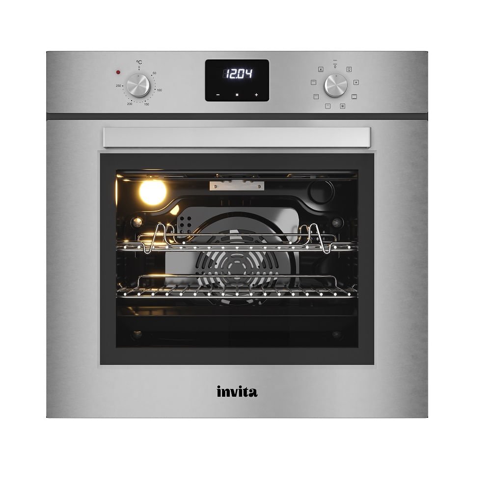 Forno Elétrico de Embutir Invita 76 Litros Multifunção Inox - 220 Volts