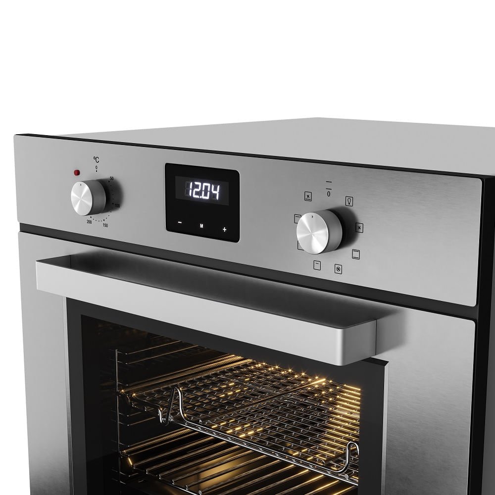 Forno Elétrico de Embutir Invita 76 Litros Multifunção Inox - 220 Volts