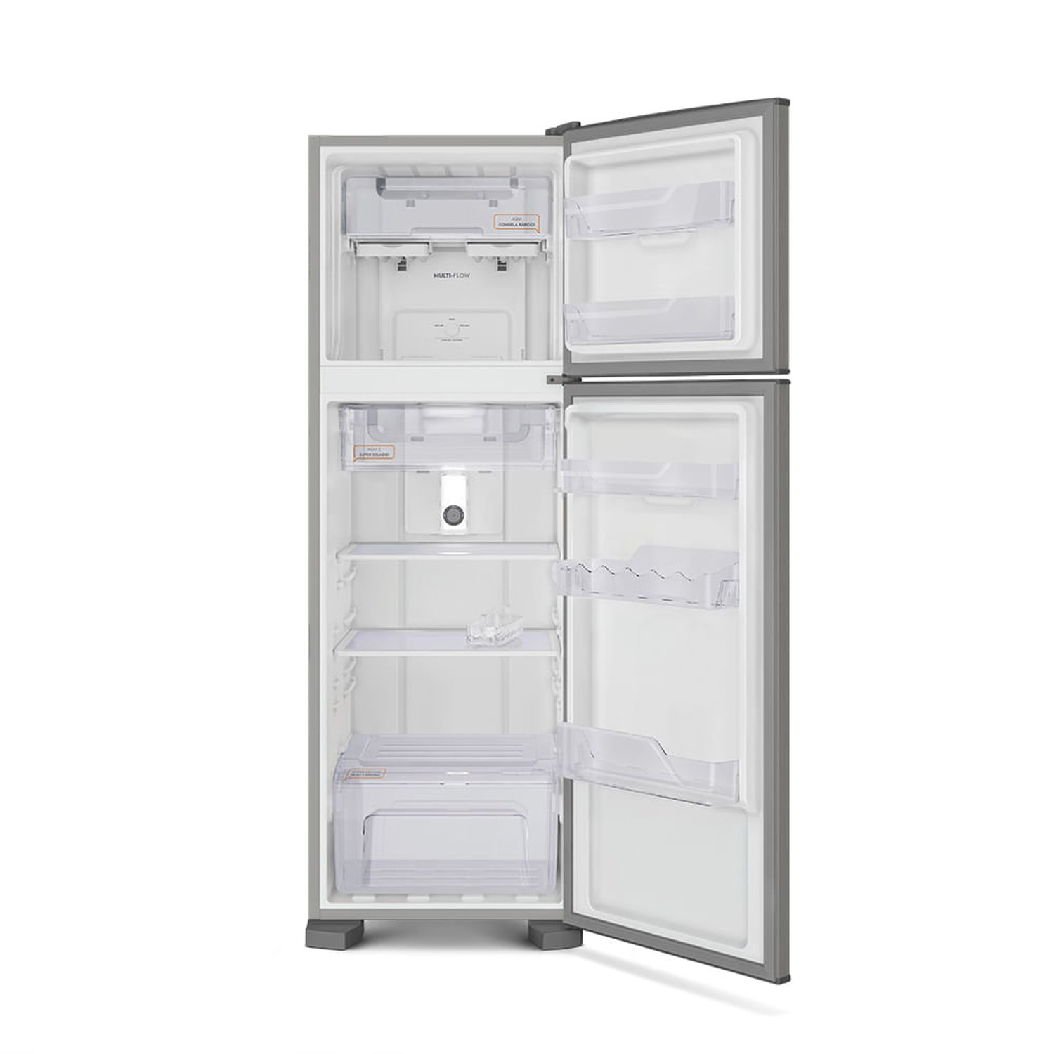 Refrigerador Continental Frost Free 370 Litros Prata Tc41s ¿ 127 Volts