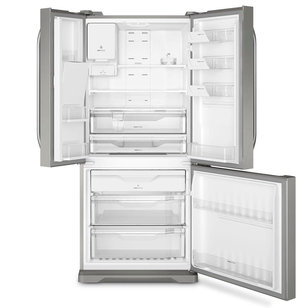 Refrigerador Electrolux Inverter Multi Door 538 Litros Inox DM85X - 220 Volts