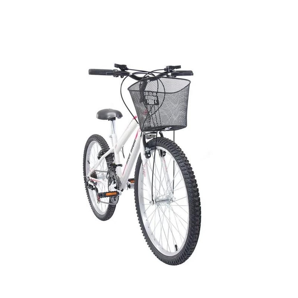 Bicicleta Mormaii Aro 24 Fantasy com Cesta Branca
