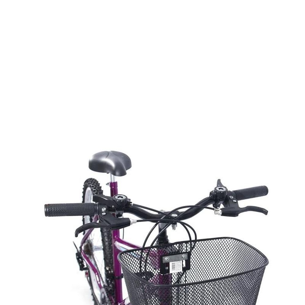 Bicicleta Mormaii Aro 26 Safira com Cesta Violeta