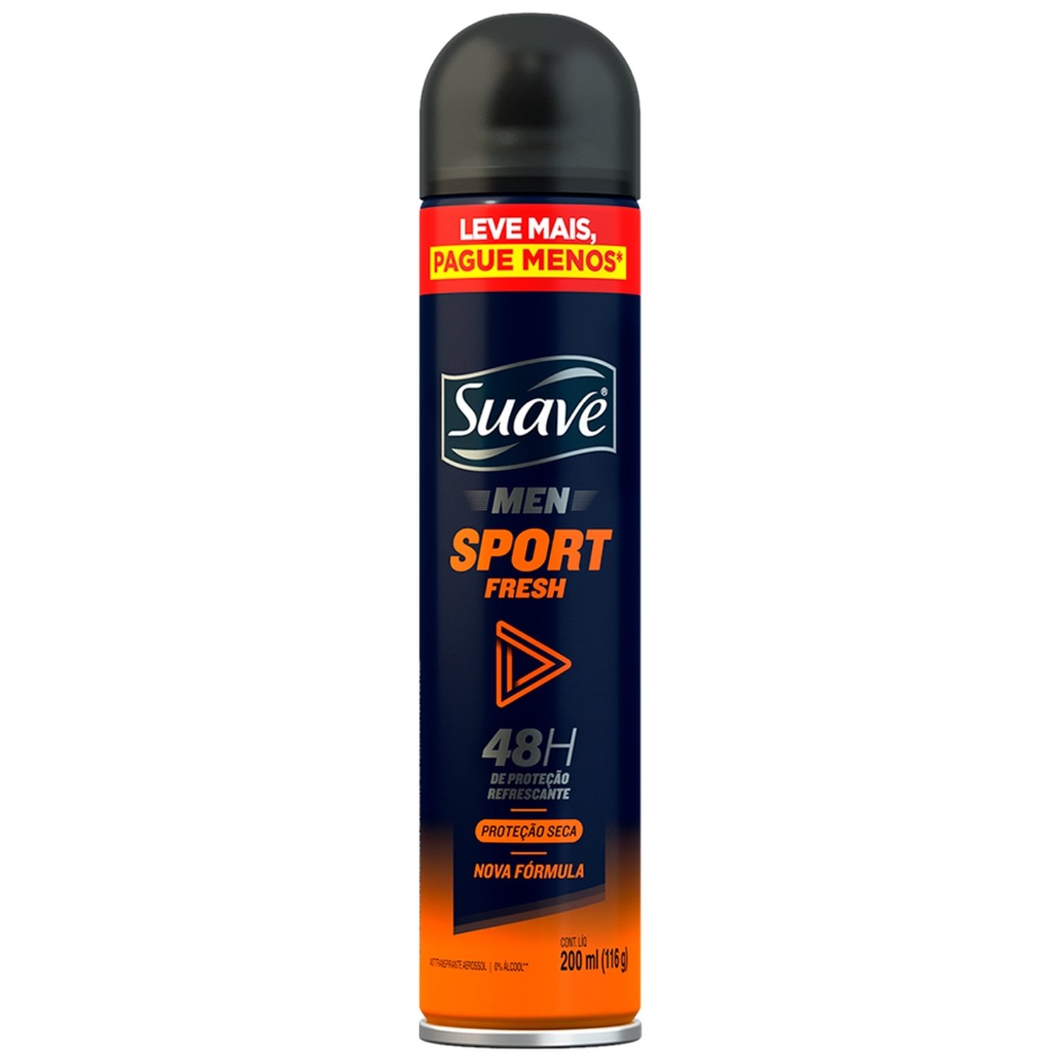 Desodorante Suave Aerossol Men Sport Fresh - Leve Mais Pague Menos 200ml